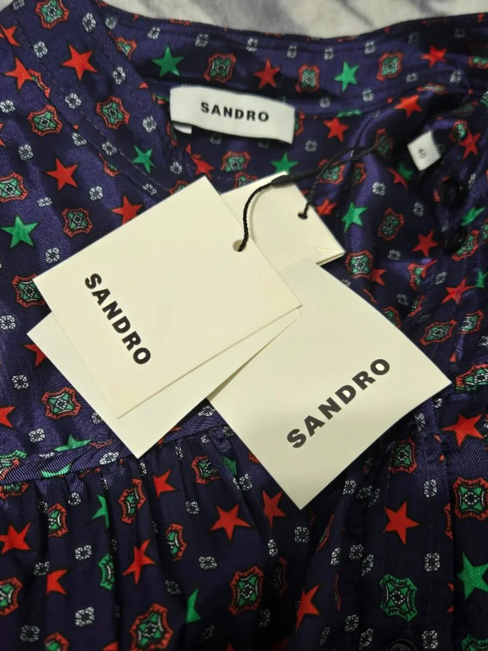 Sandro shirt dress